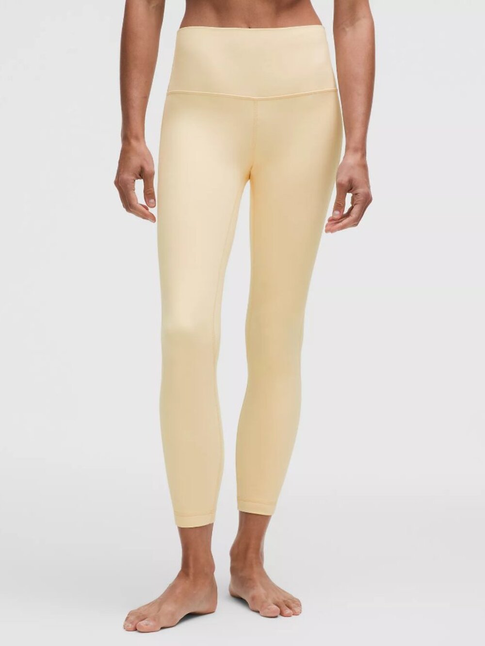 Lululemon Butter Cream Yellow Align High-Rise Leggings 25" Size 6 NWT